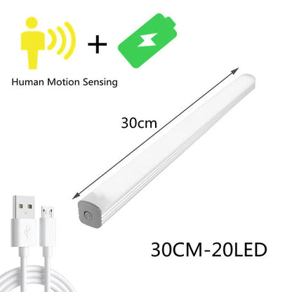 DecorBites™ LED Cabinet Light Wireless Dimming Rechargeable Motion Sensor Wardrobe Night Lamp