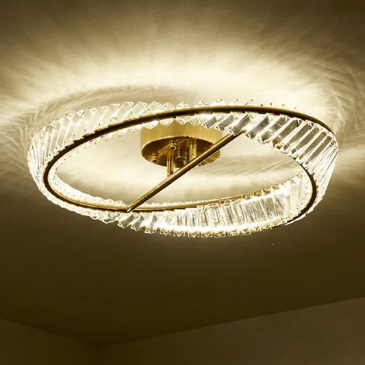 DecorBites™ Crystal LED Ceiling Lights: Modern Luxury Kitchen Dining Room Lighting