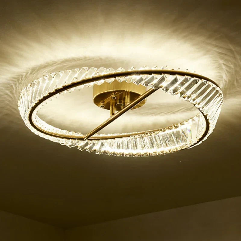 DecorBites™ Crystal LED Ceiling Lights for Modern Luxury Dining Room Decor