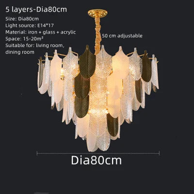 Decorbites™ Elegante Glas-Deckenleuchter: Schlafzimmer Wohnzimmer Beleuchtung Pendelleuchte
