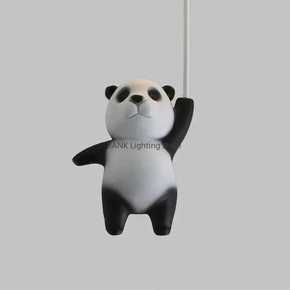 Decorbites™ Kinder-Karikatur-Panda-Eisbär-Deckenleuchte für Jungen- und Mädchen-Schlafzimmer