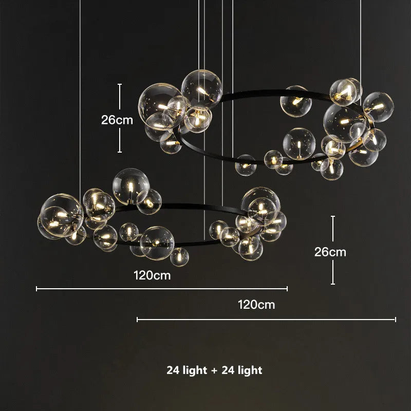 Decorbites™ Glasballen-G9-LED-Kronleuchter: Modernes minimalistisches nordisches Design