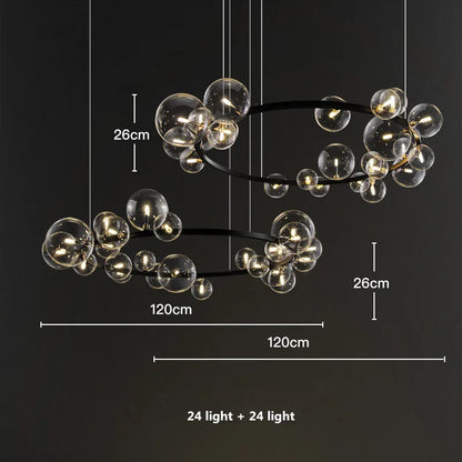 Decorbites™ Glasballen-G9-LED-Kronleuchter: Modernes minimalistisches nordisches Design