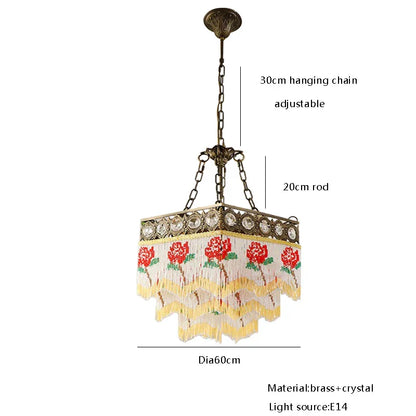 Decorbites™ Französischer Messing-Kristall-Kronleuchter – Klassische europäische Hängeleuchten für Wohnzimmer & Schlafzimmer