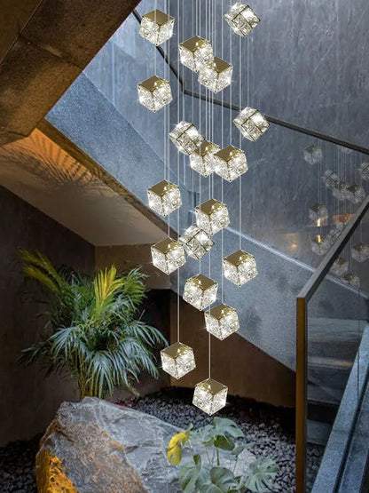 Decorbites™ Kristall Moderne Kronleuchter für Wohnzimmer Luxus-Loft LED-Beleuchtung Treppenhaus-Kronleuchter