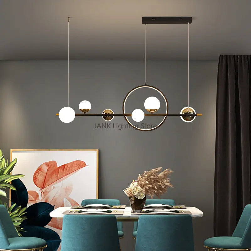 Decorbites™ LED-Langstreifen-Hängeleuchte: Nordisches minimalistisches Design für Wohnzimmer, Restaurant, Bar