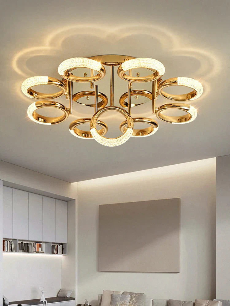 Decorbites™ Kreisring-LED-Deckenleuchte – Moderne minimalistische Luxus-Acrylic-Schlafzimmerbeleuchtung