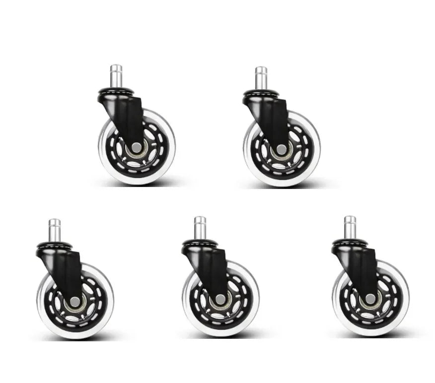 DecorBites™ 3 Inch Rotatable Heavy Duty Soft Safety Office Chair Caster Roller