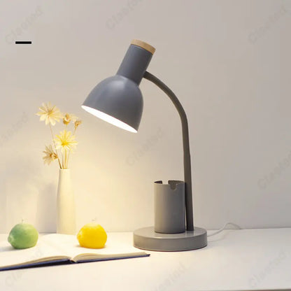 Decorbites™ Niedliches nordisches Schreibtischleuchte mit Stifthalter für Home-Office und Schlafzimmer