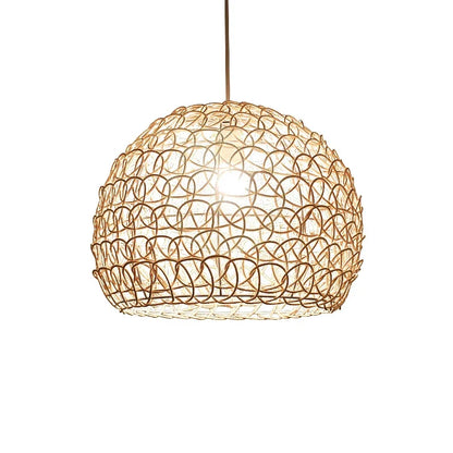 Decorbites™ Handgewebte Rattan-Hängeleuchter Bambus Moderne Wohnzimmer-Dekoration