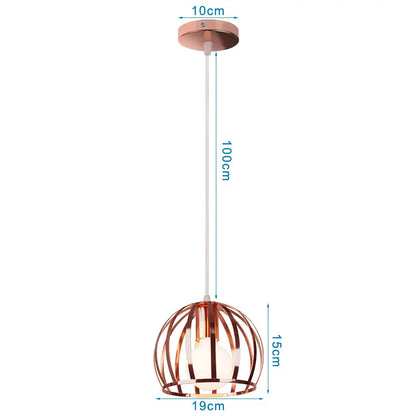 DecorBites™ Industrial Retro Loft LED Pendant Light for Home Living Room Kitchen