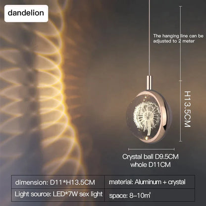 DecorBites™ Crystal Jellyfish Chandelier: New Light Luxury Fawn Decorative Pendant
