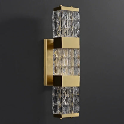 Decorbites™ Kristall-Rechteck-Wandleuchte: Luxuriöse moderne LED-Beleuchtung für Wohnzimmer, Schlafzimmer, Treppenhaus, TV-Dekoration