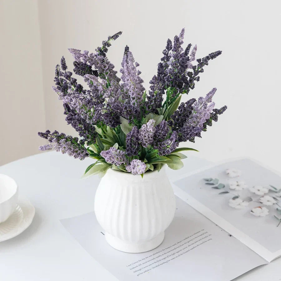 Decorbites™ Lavendel-Schaumblume Familienzimmer-Vase Hochzeitsstrauß Gartenrosen-Bogen-Dekoration