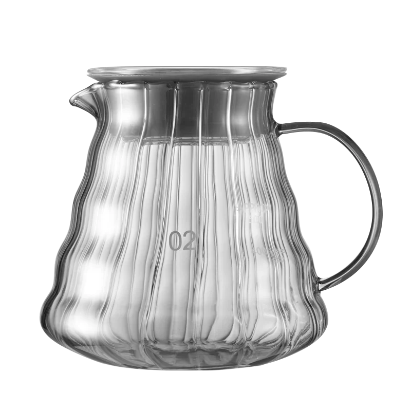 Decorbites™ Glas-Kaffeekocher: Handgefertigter Topf zum Teilen, Filterbecher und Teekanne