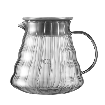 Decorbites™ Glas-Kaffeekocher: Handgefertigter Topf zum Teilen, Filterbecher und Teekanne