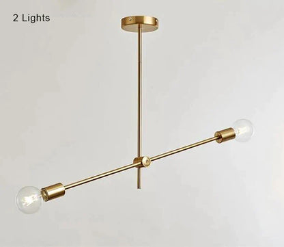 Decorbites™ Glas-Kugle-Globus-LED-Pendelleuchte - Nordisch Moderne Eisenstange Hängelampe