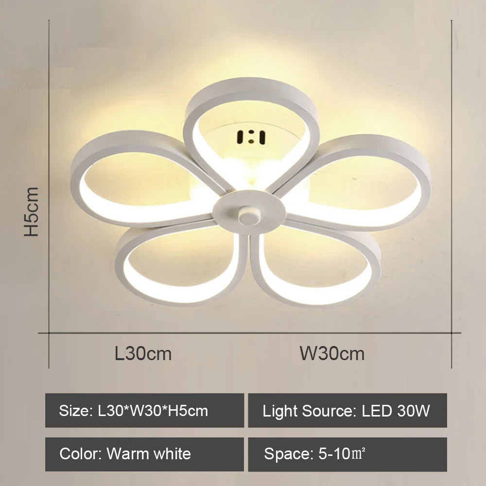 Decorbites™ LED-Deckenleuchte für modernes Wohnzimmer- und Schlafzimmerbeleuchtung