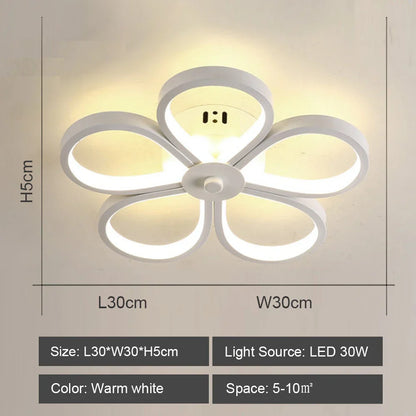 Decorbites™ LED-Deckenleuchte für modernes Wohnzimmer- und Schlafzimmerbeleuchtung