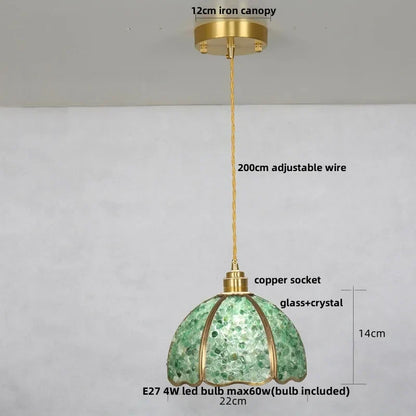 Decorbites™ Kristallglas LED-Hängeleuchte: Moderne nordische Stil Pendellampe für die Hausdekoration
