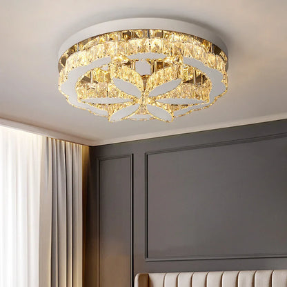 Decorbites™ Kristall-Deckenleuchter: Moderne LED-Beleuchtung mit Fernbedienung zum Dimmen für luxuriöse Einrichtung des Zuhauses