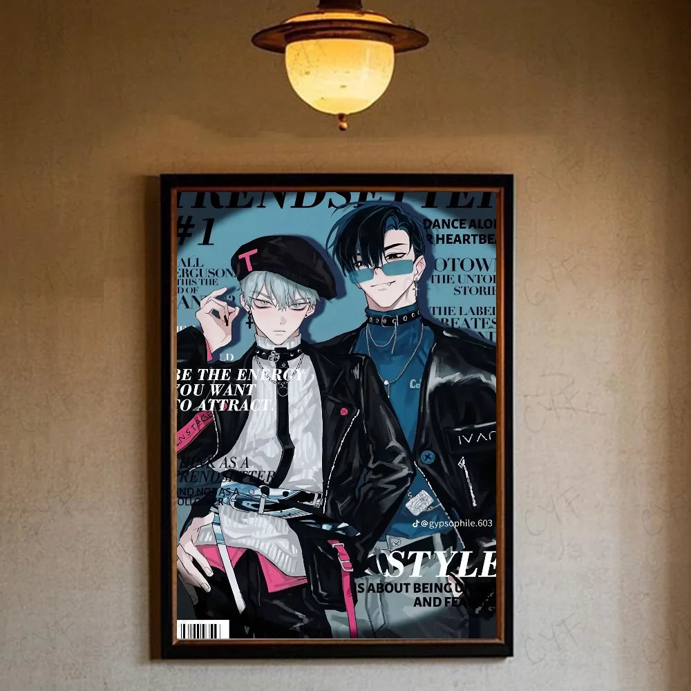 Alien Stage Anime Ivan Till Anime Poster Waterproof Wall Art High Quality Print Posters For Living Bedroom Retro Room Decor Gift