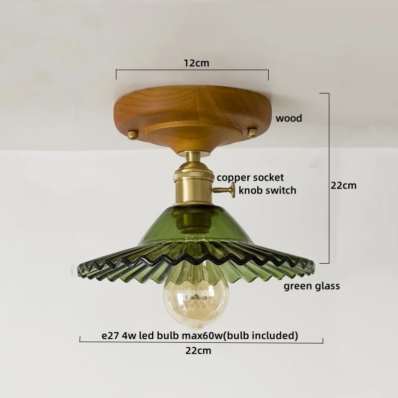 Decorbites™ Glas-Kupfer-LED-Deckenleuchte im modernen Stil für die Heimdekoration und das Restaurant