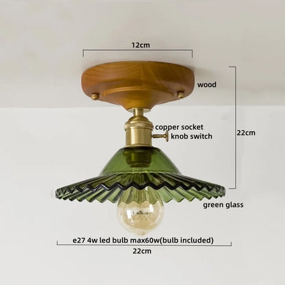 Decorbites™ Glas-Kupfer-LED-Deckenleuchte im modernen Stil für die Heimdekoration und das Restaurant
