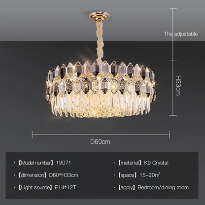 Decorbites™ Kristall-Leuchter: Postmoderne Wohnzimmer-Esszimmer-Schlafzimmer-Lampe, Luxus & Kreativ