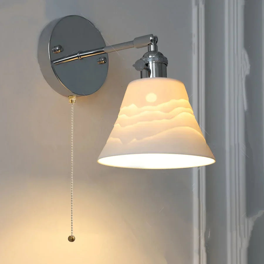 Decorbites™ Eisen-Keramik-LED-Wandleuchte Moderne Wohnzimmer-Wandleuchte Wandlampe