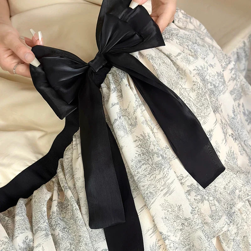 Bow Ruffles Cotton Bedding