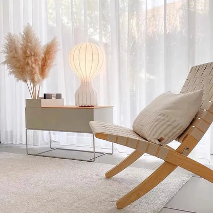 DecorBites™ Gatto Cocoon Silk Table Lamp Home Bedroom Study Minimalist Art Light