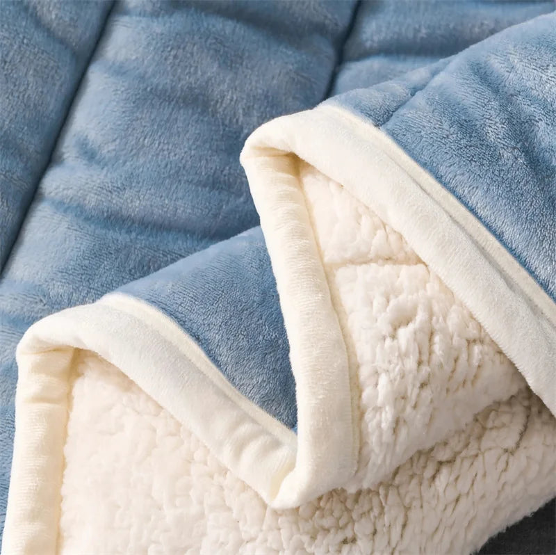 Decorbites™ Kuscheliges Korallen-Fleece-Doppelbettdecken - Superweiche Plüschdecke