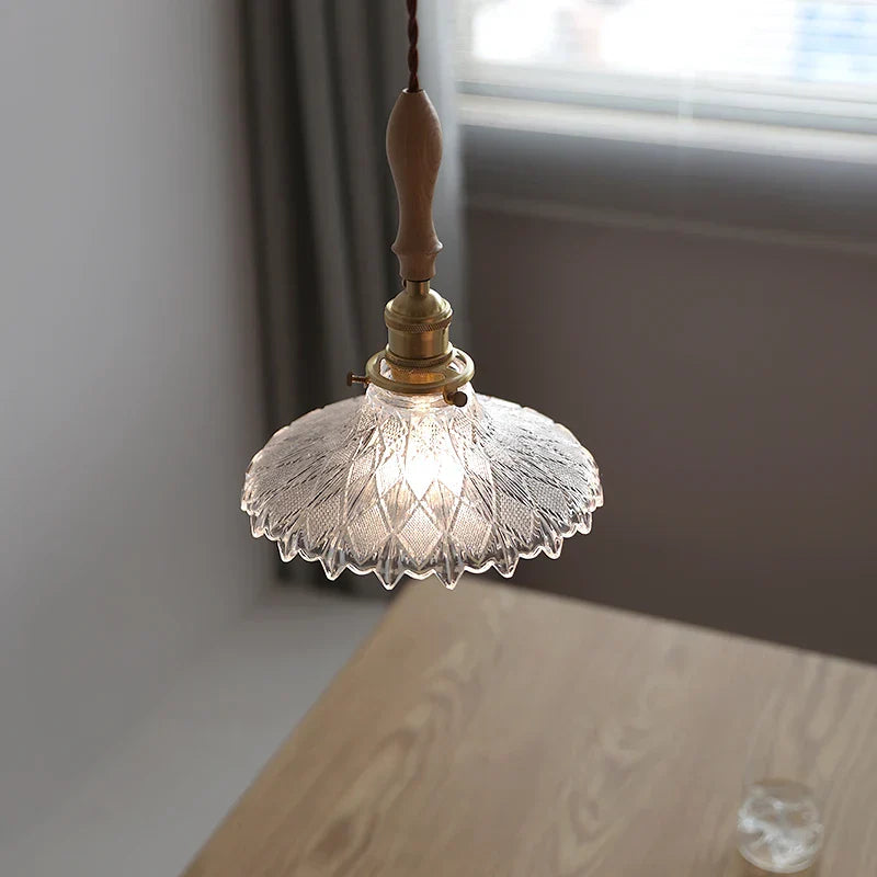 Decorbites™ Glas-LED-Pendantleuchte mit Holzgriff - Moderne nordische Hängelampe