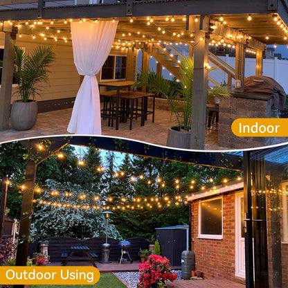 Decorbites™ G40 LED-Lichterkette für Außendekoration und Gartenbeleuchtung zu festlichen Anlässen