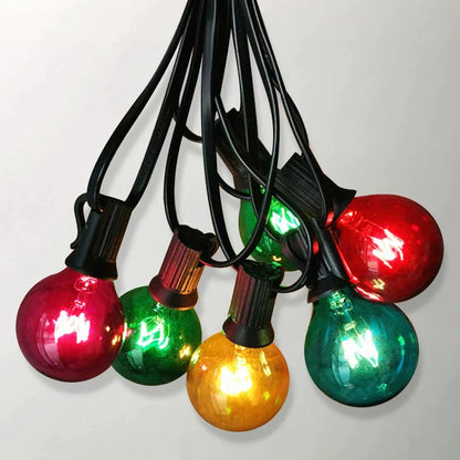 Decorbites™ G40 Edison-Glasglühbirnen-Lichterkette - 25FT Wasserdichte Außenpatio-Feenkugeln