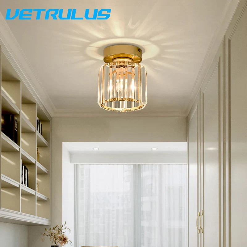 Decorbites™ Kristall-Deckenleuchter: Minimalistisches Luxusbeleuchtung für Zuhause, Hotel, Balkon, Flur