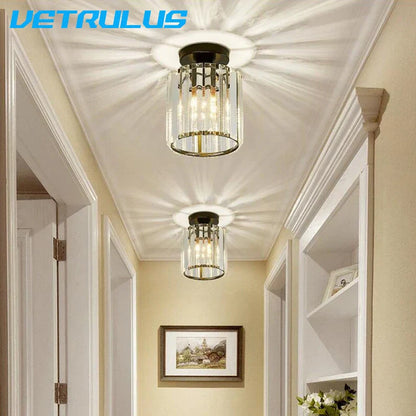 Decorbites™ Kristall-Deckenleuchter: Minimalistisches Luxusbeleuchtung für Zuhause, Hotel, Balkon, Flur