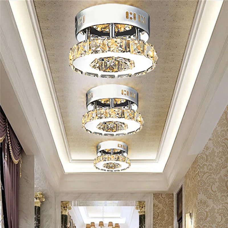 Decorbites™ Crystal-LED-Deckenleuchten: Moderne Luxus-Innenbeleuchtung für Wohnzimmer & Gänge
