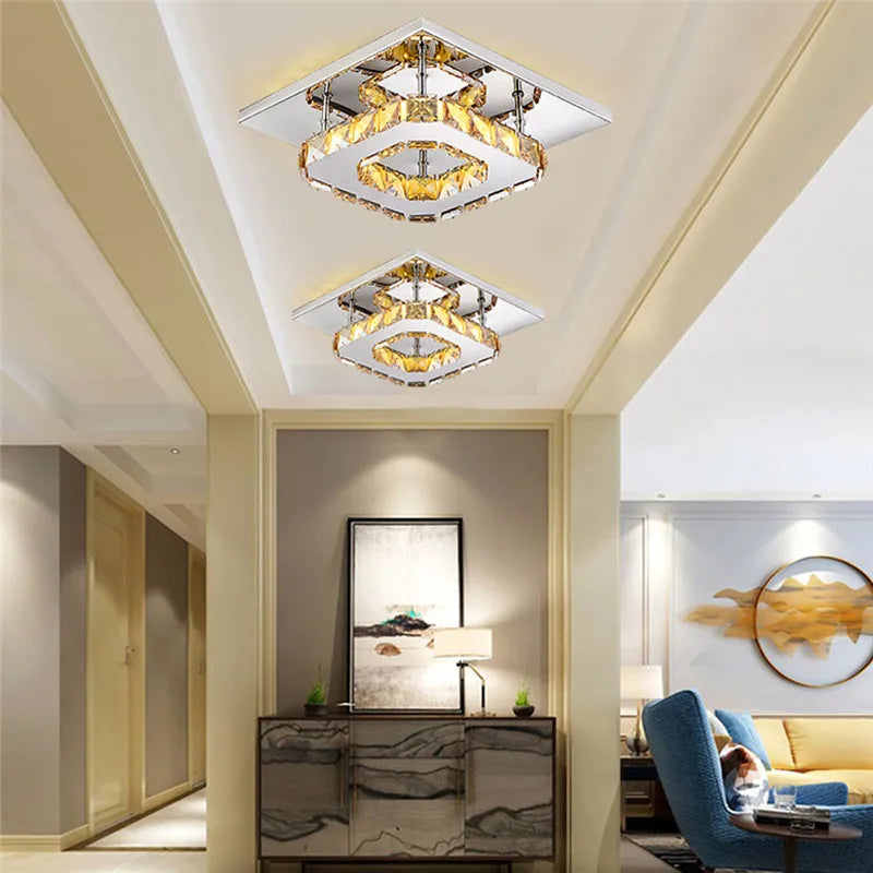 Decorbites™ Crystal-LED-Deckenleuchten: Moderne Luxus-Innenbeleuchtung für Wohnzimmer & Gänge