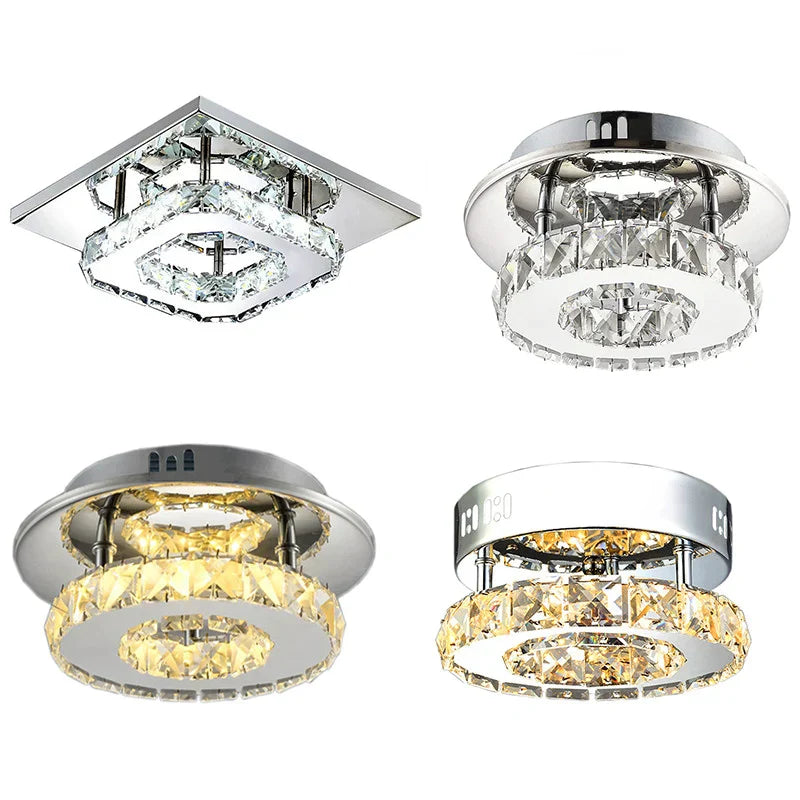 Decorbites™ Crystal-LED-Deckenleuchten: Moderne Luxus-Innenbeleuchtung für Wohnzimmer & Gänge