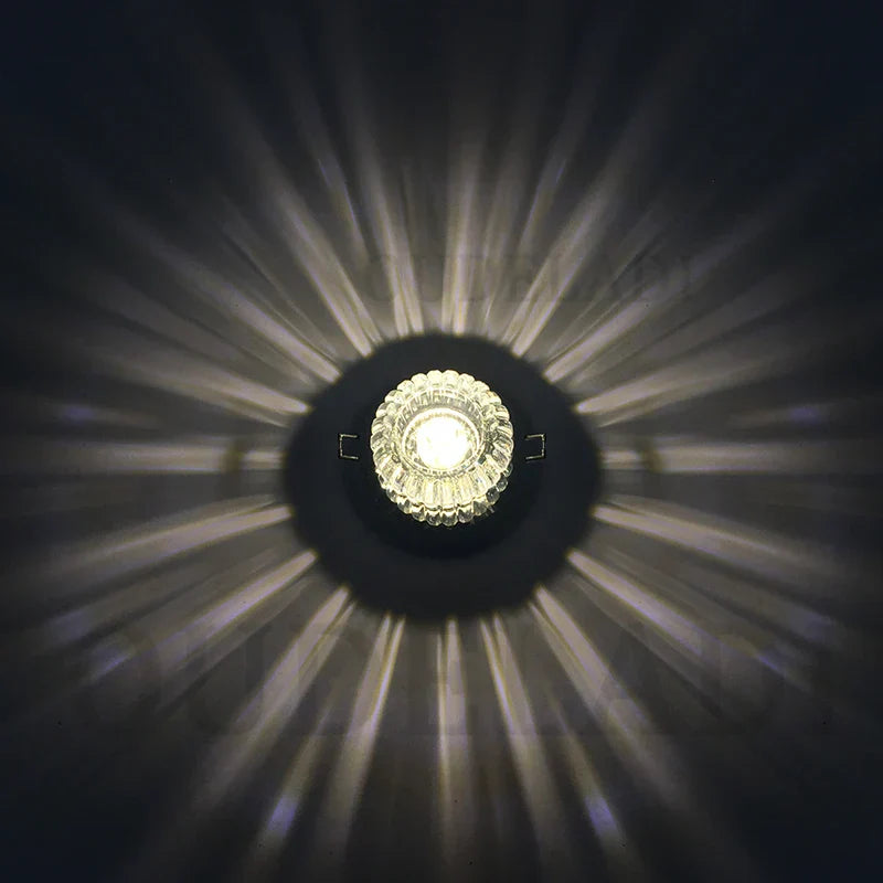 DecorBites™ Crystal LED Flush Mount Ceiling Light for Modern Living Spaces