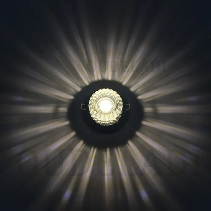 DecorBites™ Crystal LED Flush Mount Ceiling Light for Modern Living Spaces