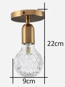 Decorbites™ Messing-Anhängerleuchte für Esszimmer Schlafzimmer Wohnzimmer Wandlampe