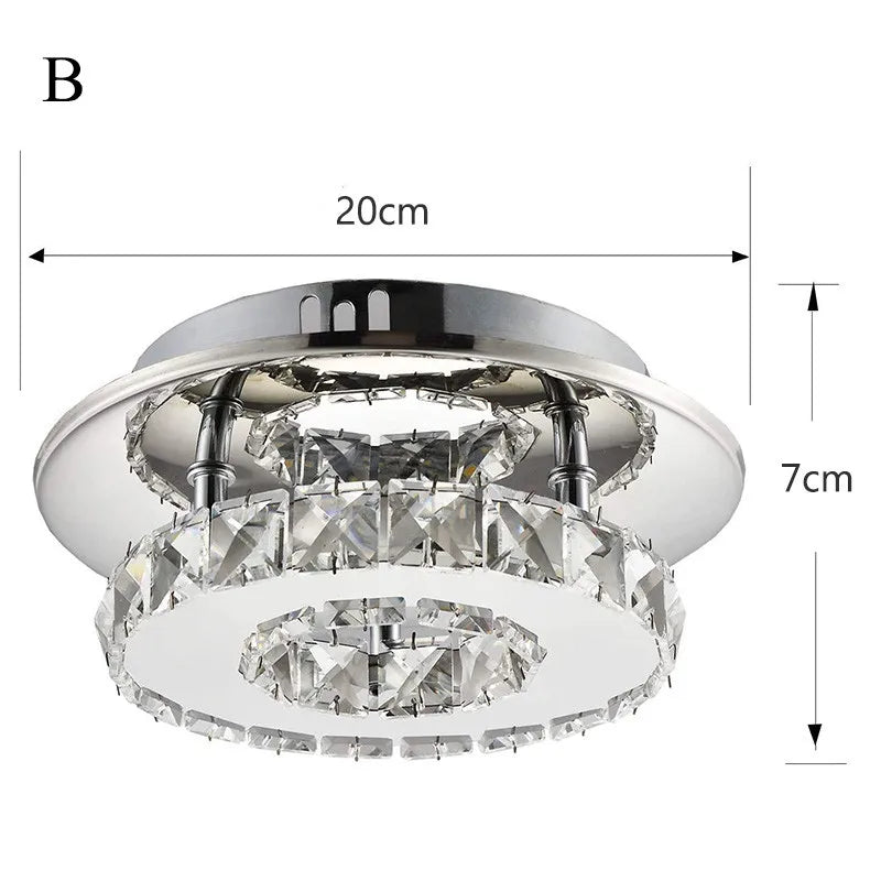 Decorbites™ Crystal-LED-Deckenleuchten: Moderne Luxus-Innenbeleuchtung für Wohnzimmer & Gänge