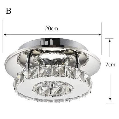 Decorbites™ Crystal-LED-Deckenleuchten: Moderne Luxus-Innenbeleuchtung für Wohnzimmer & Gänge