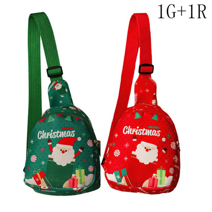 Weihnachtliche Handtasche Süßer Rucksack als Umhängetasche