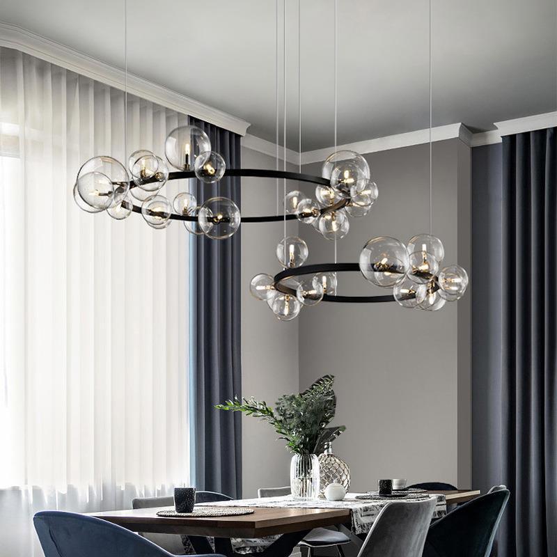 Schlafzimmer Lampe Esszimmer Glas Kugel Kronleuchter