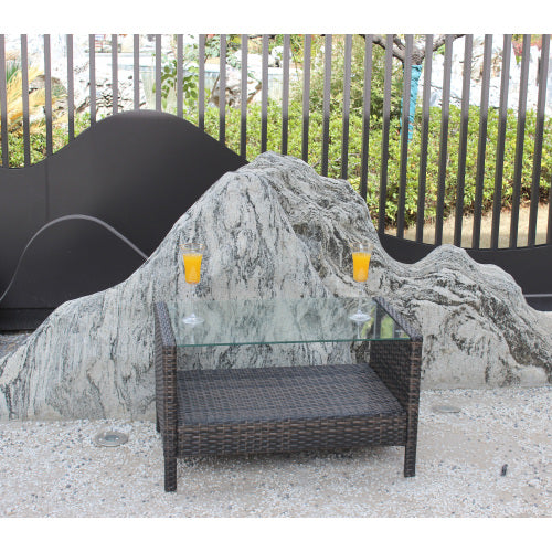 Brown Iron Coffee Table