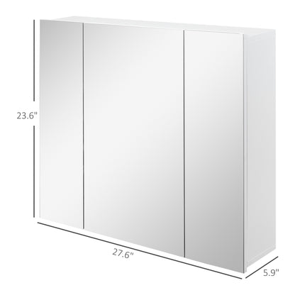 LED-beleuchteter Medizinschrank mit Spiegel